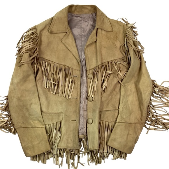 American Vintage Jackets & Blazers - Vintage 1960s Joo Kay fringe suede jacket